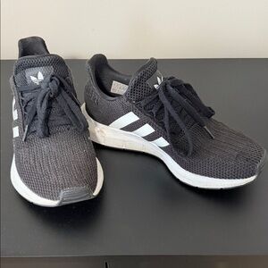 Adidas Black and White Women's Sneakers